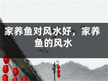 家养鱼对风水好，家养鱼的风水