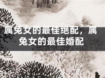 属兔女的最佳绝配，属兔女的最佳婚配