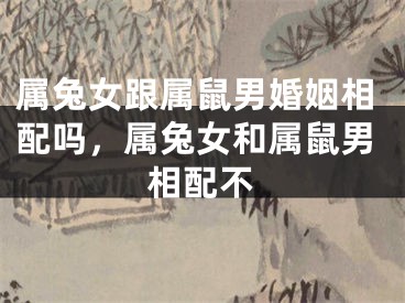 属兔女跟属鼠男婚姻相配吗，属兔女和属鼠男相配不
