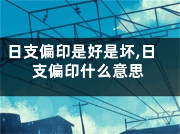 日支偏印是好是坏,日支偏印什么意思