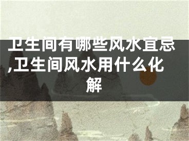 卫生间有哪些风水宜忌,卫生间风水用什么化解