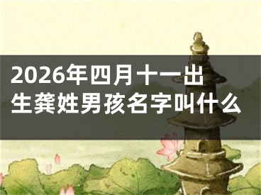 2026年四月十一出生龚姓男孩名字叫什么