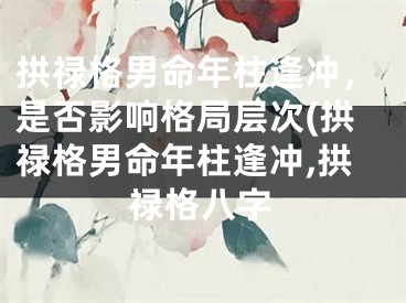 拱禄格男命年柱逢冲，是否影响格局层次(拱禄格男命年柱逢冲,拱禄格八字