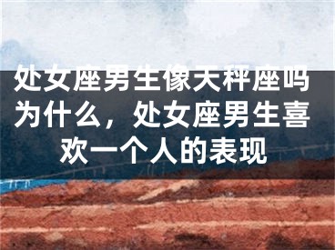 处女座男生像天秤座吗为什么，处女座男生喜欢一个人的表现