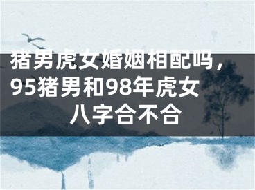 猪男虎女婚姻相配吗，95猪男和98年虎女八字合不合