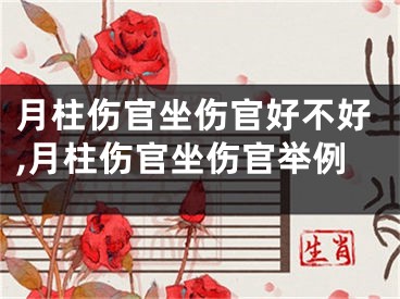 月柱伤官坐伤官好不好,月柱伤官坐伤官举例