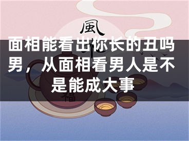 面相能看出你长的丑吗男，从面相看男人是不是能成大事