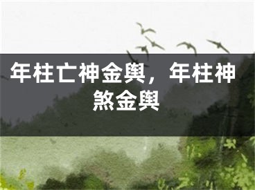 年柱亡神金舆，年柱神煞金舆