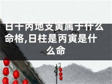 日干丙地支寅属于什么命格,日柱是丙寅是什么命