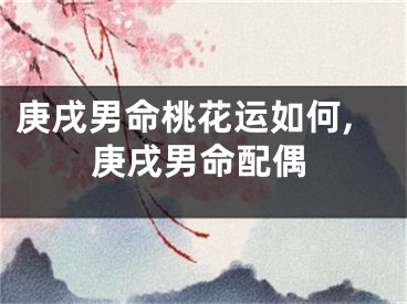 庚戌男命桃花运如何,庚戌男命配偶