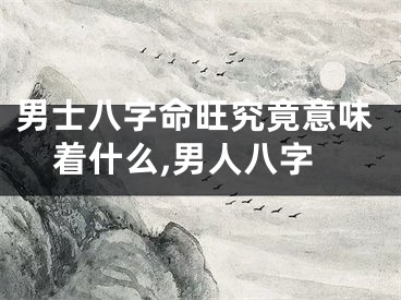 男士八字命旺究竟意味着什么,男人八字