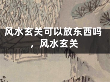 风水玄关可以放东西吗,风水玄关