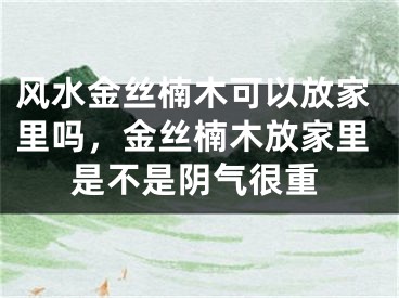 风水金丝楠木可以放家里吗，金丝楠木放家里是不是阴气很重