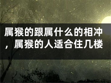 属猴的跟属什么的相冲，属猴的人适合住几楼