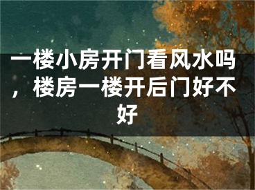 一楼小房开门看风水吗，楼房一楼开后门好不好