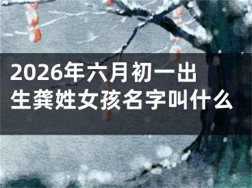 2026年六月初一出生龚姓女孩名字叫什么