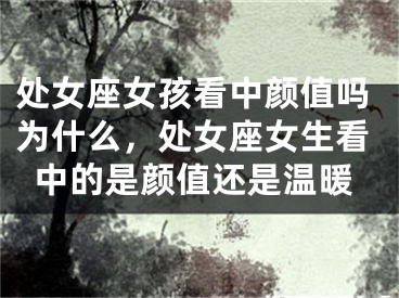 处女座女孩看中颜值吗为什么，处女座女生看中的是颜值还是温暖