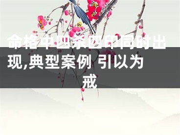 命格中四杀四印同时出现,典型案例 引以为戒