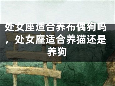 处女座适合养布偶狗吗,处女座适合养猫还是养狗
