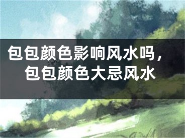 包包颜色影响风水吗，包包颜色大忌风水