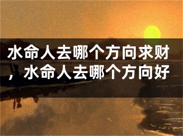 水命人去哪个方向求财，水命人去哪个方向好