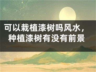可以栽植漆树吗风水，种植漆树有没有前景