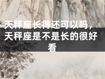 天秤座长得还可以吗，天秤座是不是长的很好看