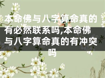 本命佛与八字算命真的有必然联系吗,本命佛与八字算命真的有冲突吗