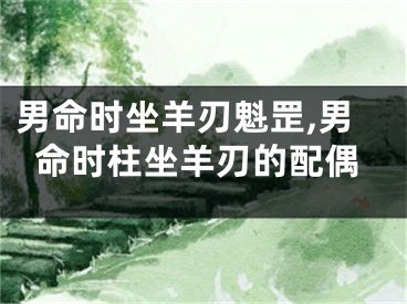 男命时坐羊刃魁罡,男命时柱坐羊刃的配偶