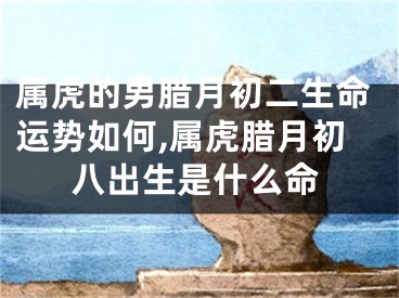 属虎的男腊月初二生命运势如何,属虎腊月初八出生是什么命