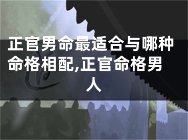 正官男命最适合与哪种命格相配,正官命格男人
