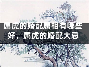 属虎的婚配属相有哪些好，属虎的婚配大忌