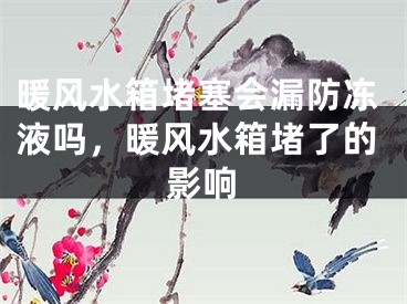 暖风水箱堵塞会漏防冻液吗，暖风水箱堵了的影响