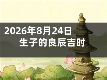 2026年8月24日生子的良辰吉时