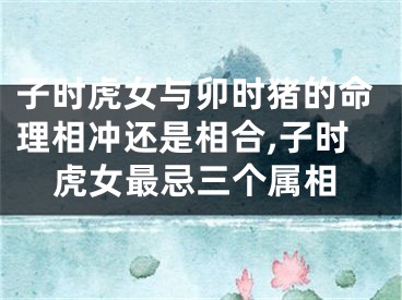 子时虎女与卯时猪的命理相冲还是相合,子时虎女最忌三个属相
