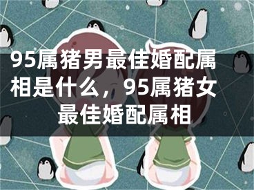 95属猪男最佳婚配属相是什么，95属猪女最佳婚配属相