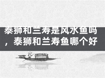泰狮和兰寿是风水鱼吗，泰狮和兰寿鱼哪个好