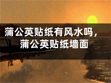 蒲公英贴纸有风水吗，蒲公英贴纸墙面