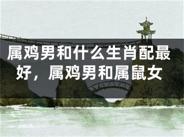 属鸡男和什么生肖配最好，属鸡男和属鼠女