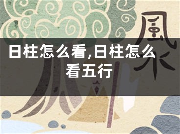 日柱怎么看,日柱怎么看五行