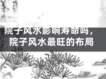 院子风水影响寿命吗,院子风水最旺的布局