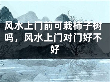 风水上门前可栽柿子树吗，风水上门对门好不好