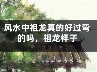 风水中祖龙真的好过弯的吗，祖龙样子