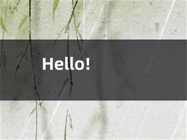 Hello!