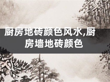 厨房地砖颜色风水,厨房墙地砖颜色